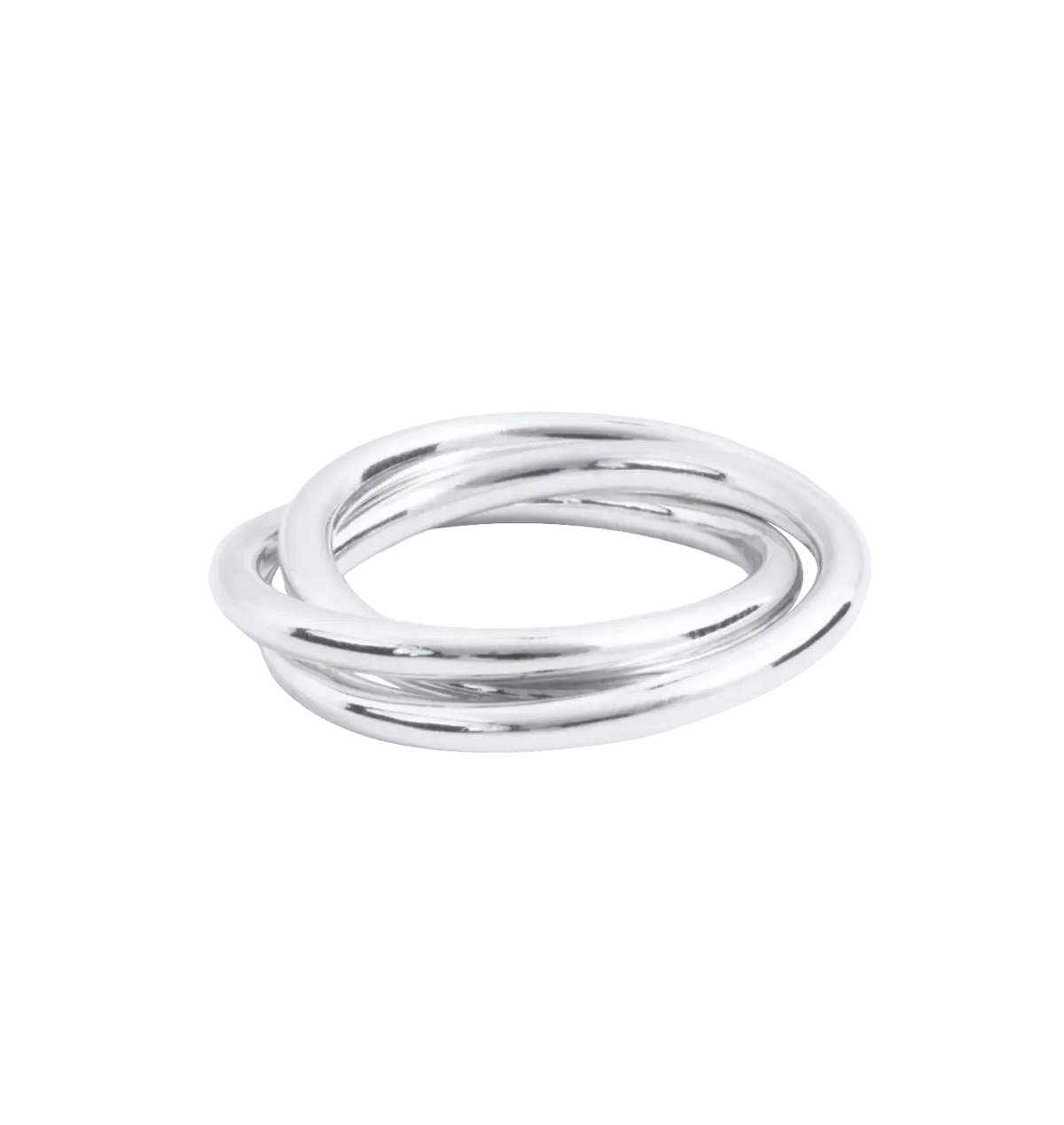 trinity silver ring