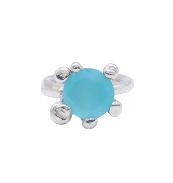 ring with melted prongs