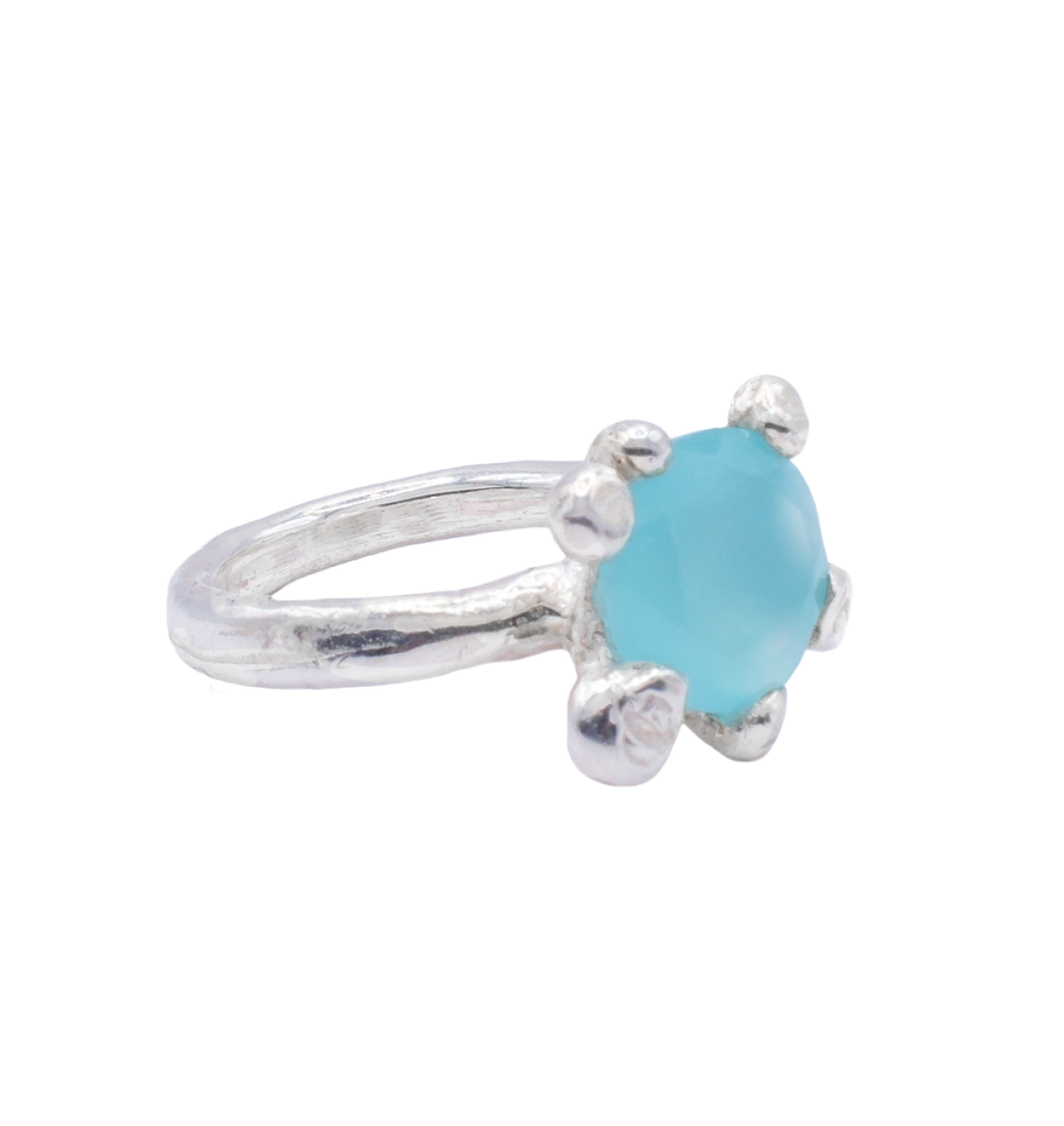 ring with melted prongs