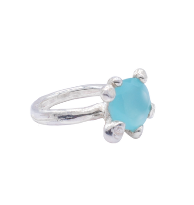 ring with melted prongs