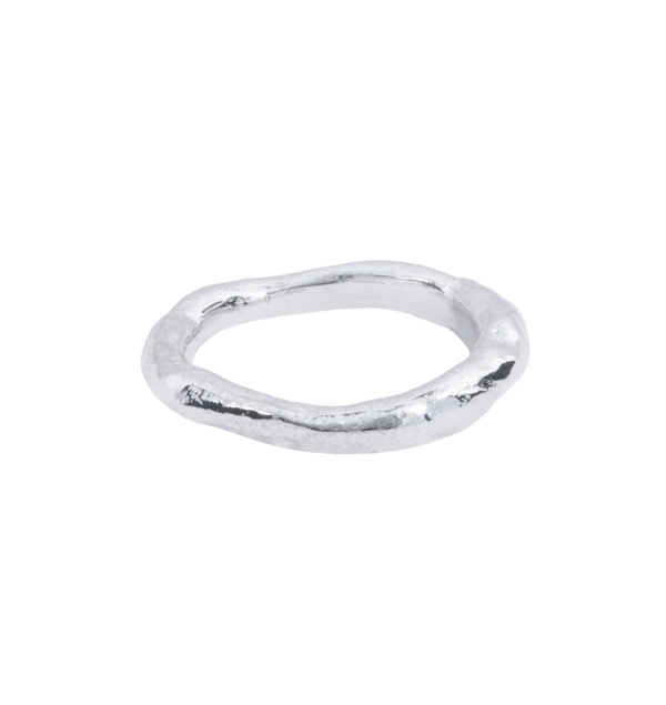 simple silver ring