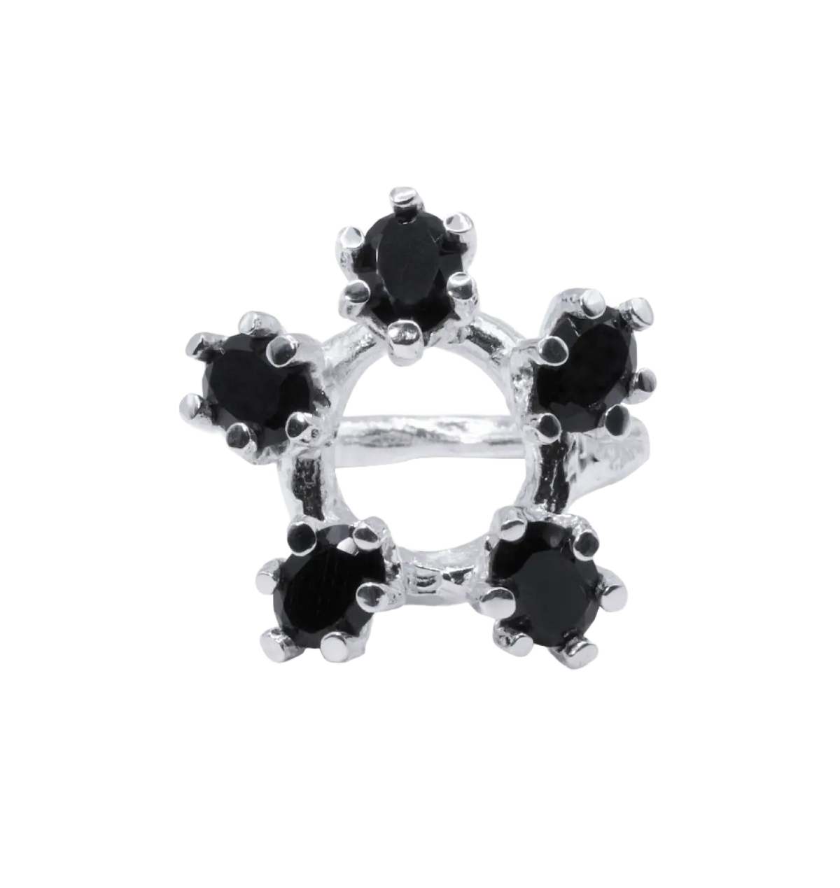 tsvetochek ring with five&nbsp;gems