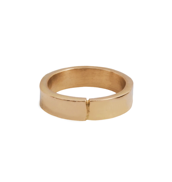 rough gold ring