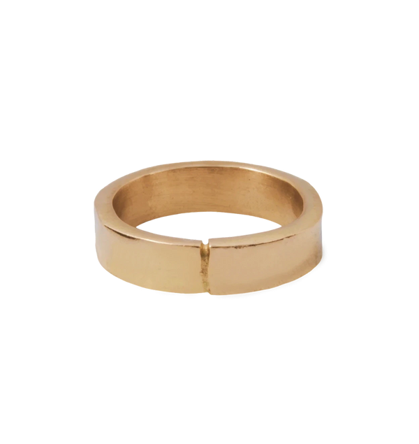 rough gold ring
