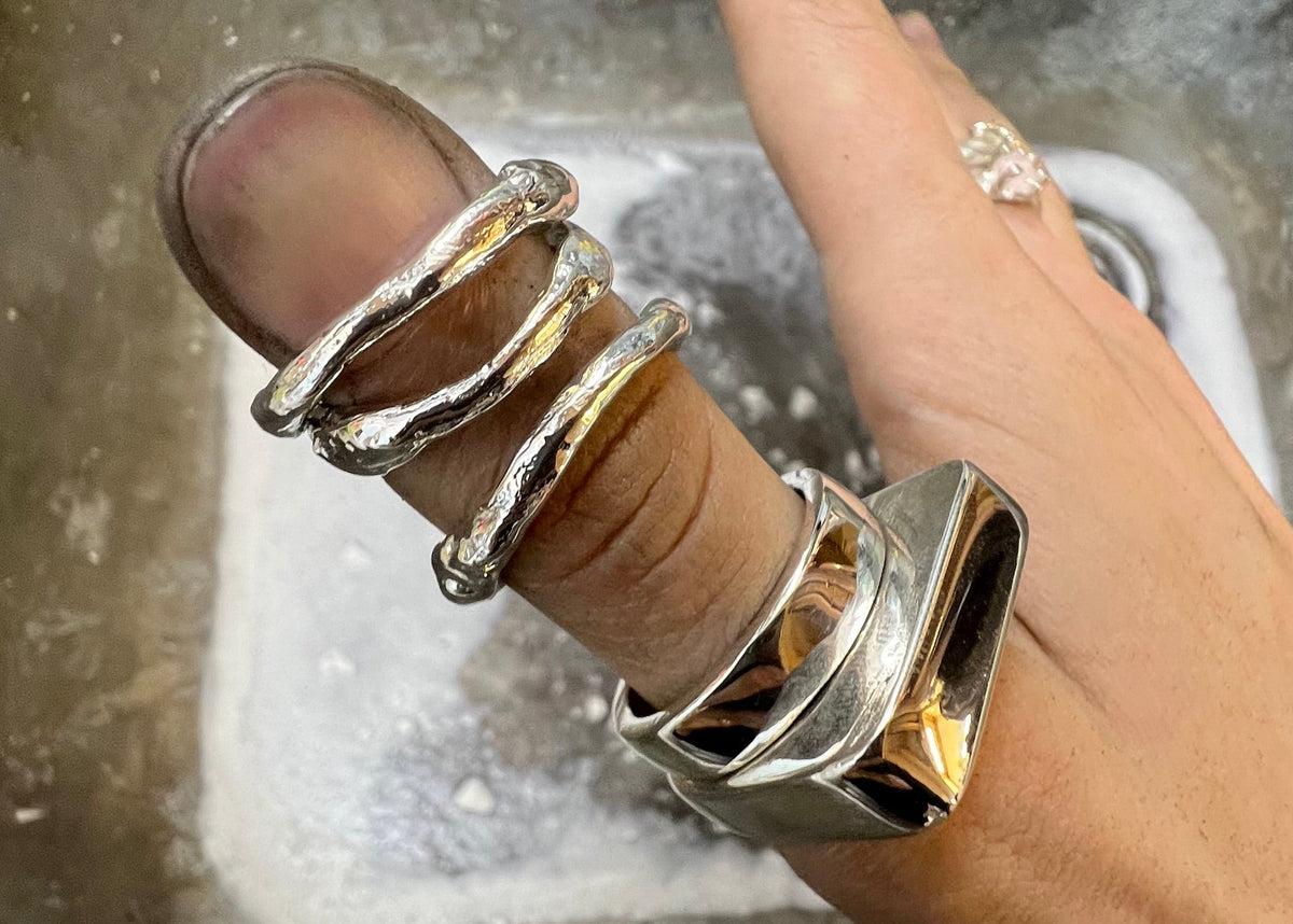 simple silver ring