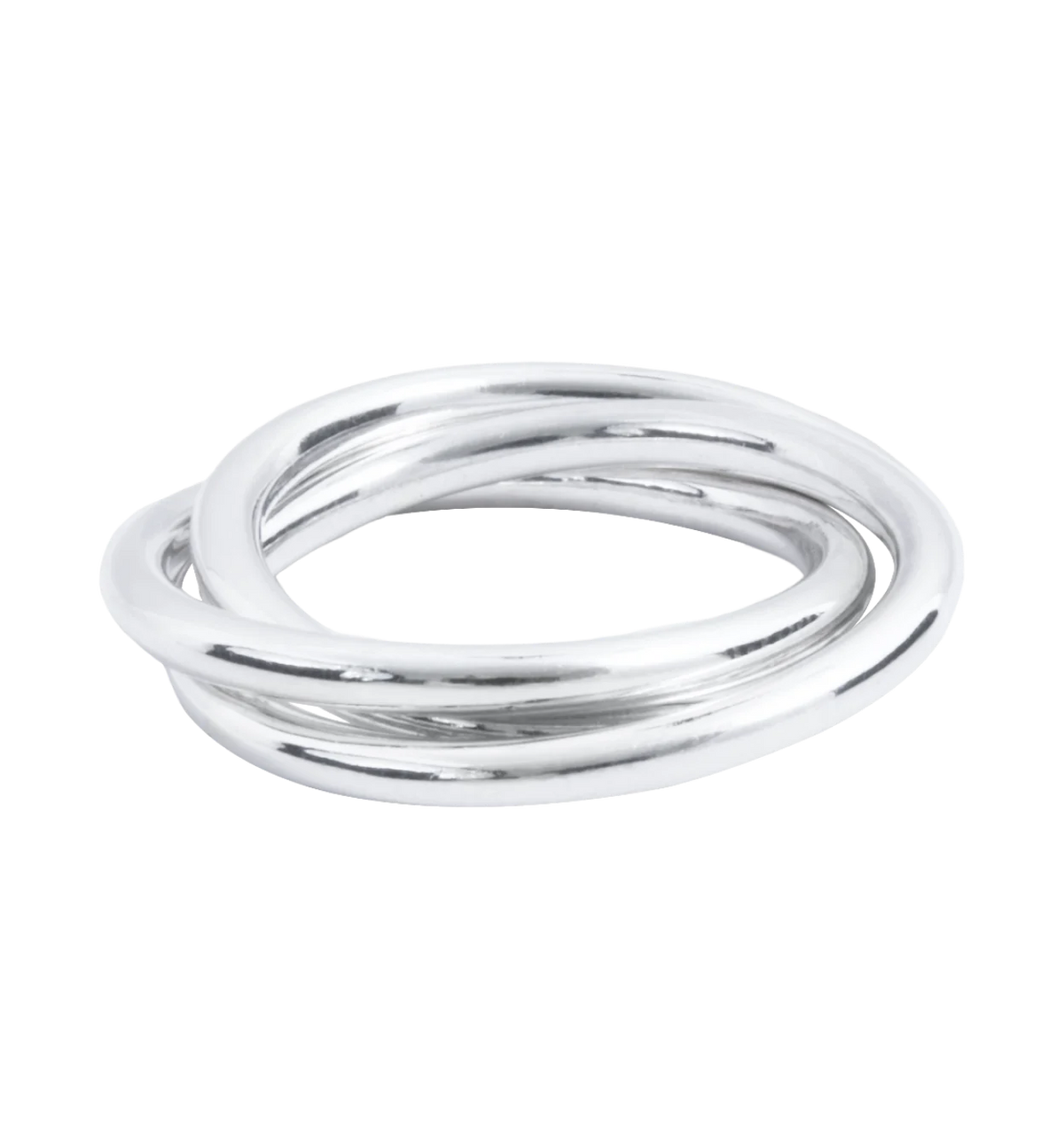 trinity silver ring